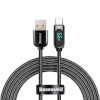 Baseus laadimiskaabel Display Cable USB -> USB-C, 66W, 1m must