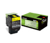 Lexmark tooner taastäidetud 802Y (CX310dn / CX310n / CX410de / CX410d/ CX4) 1000lk, kollane