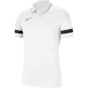 Nike Team T-särk lastele Dri-Fit Academy 21 Polo SS valge CW6106 100 , suurus XS