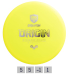 Discmania keskmaa ketas Midrange Driver NEO ORIGIN Evolution kollane 5/5/-1/1