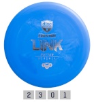 Discmania lähimaa ketas Putter SOFT EXO LINK Evolution sinine 2/3/0/1