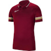 Nike Team T-särk lastele Dri-Fit Academy 21 Polo SS karmiinpunane CW6106 677 , suurus XS