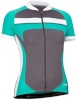 Avento rattasärk naistele Cycling Shirt hall/roheline - suurus 38