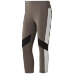 Reebok treeningpüksid LUX COLOR BLOCK CAPRI pruun - suurus S