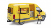 BRUDER kaubaauto MB Sprinter DHL with figure and accessory