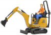 BRUDER ekskavaator BR-62002 Micro excavator JCB 8010 CTS with figure