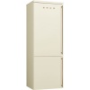 Smeg külmik FA8005LPO5 Colonial, 195cm, 41dB, elektrooniline juhtimine, vasak, kreem/messing, 344/137 l