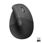 Logitech juhtmevaba hiir Lift Vertical Ergonomic Mouse, must