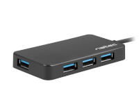 Natec USB-jagaja USB 3.0 HUB, Silkworm, 4-Port, must