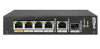 Dahua switch PoE PFS3106-4ET-60-V2 network connection, unmanaged