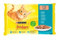 Purina Nestle kassitoit Friskies Fish Mix - wet Cat Food- 4x 85 g