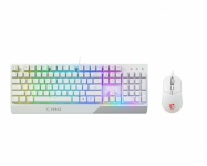 Msi klaviatuur Vigor GK30 COMBO valge Keyboard and Mouse Set, Wired, Mouse included, US, valge