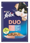 Purina Nestle kassitoit Felix Fantastic Duo with salmon and sardine in jelly - wet Cat Food- 85g