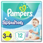 Pampers ujumismähkmed Pants Splashers, suurus 3, 6-11kg, 12tk