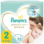 Pampers mähkmed Premium Care, suurus 2 (Mini) 4–8 Kg, 23tk