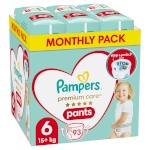 Pampers püksmähkmed Premium Care Pants, suurus 6, 15kg+, 93 tk