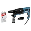 Makita pöördhaamer HR2631FT13 Combi Drill alumiinium kohvris + puuridekomplekt 