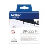 Brother Katkematu Termaalne paberteip DK-22214 12x30.48 mm must Must/valge Valge