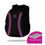 Joy seljakott L LED, 26L - must roosaga + akupank