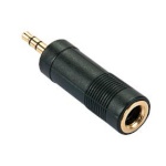 Lindy audio adapter 3.5mm/6.3mm Male/Female