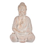 Ibergarden dekoratiivne aiakuju Buddha valge/kuldne Polüresiin (24,5x50x31,8cm)