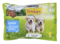 Purina Nestle koeratoit FRISKIES Junior Chicken with Carrots - wet Dog Food- 4x100g