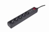 EnerGenie pikendusjuhe Surge Protector SPG5-C-15/ 4.5 m/ 5 Sockets/ must