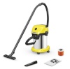 Kärcher vee- ja tolmuimeja WD 3 S V-19/4/20 EU Wet and Dry Vacuum Cleaner, kollane/must