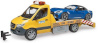 BRUDER puksiirauto Mercedes Sprinter Tow Truck Help Road, 02675