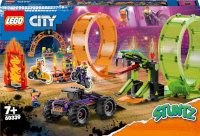 LEGO klotsid City 60339 Double Loop Stunt Arena