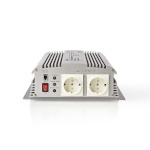 Nedis vooluinventer 12V DC-230V AC 1700W 2X Schuko-Output (PIMS170012)