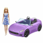 Mattel nukk Barbie And Her Purple Convertible