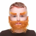 False beard My Other Me oranž