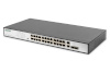 Digitus switch Digitus Fast Ethernet PoE 24-port PoE + 2 Combo, 370W PoE DN-95343 10/100 Mbps (RJ-45), Unmanaged, Rack mountable, Power supply type Internal, Ethernet LAN (RJ-45) ports 24