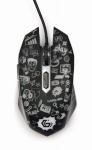 Gembird hiir Optical LED mouse MUS-6B-GRAFIX-01, LED, must