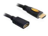 Delock kaabel High Speed HDMI with Ethernet Extension Male -> HDMI Female, must, 1m