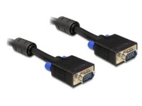 Delock kaabel VGA HD15M/HD15M dual-shielded w/2*ferrite core 1m