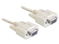 Delock kaabel serial Null modem 9 pin female / female 3 m