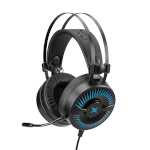 NOXO kõrvaklapid Dusk Gaming Headset LED, must