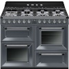 Smeg gaasipliit TR4110GR Victoria, 7 x gaas, 3 x elektriahi, aurupuhastus, 110 cm, hall