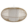 DKD Home Decor laelamp valge naturaalne Bambus 40 W 83x83x40cm