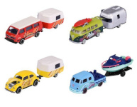 Simba mänguauto Majorette Volkswagen with trailer 4 types