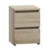 Top E Shop öökapp M2 SONOMA nightstand/bedside table 2 drawers Oak