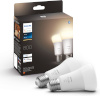 Philips lambipirn Hue Smart Bulb Multipack, BT, White, E27, 2tk