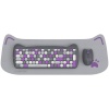 Canyon klaviatuur HSET-W6 +Mouse Kitty Edition AAA+АА Wireless Violet