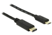 Delock kaabel Cable USB-C(M)->USB micro(M) 2.0 2M must