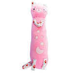 Nice pehme mänguasi Momomi cat Luminous w ciemności light pink 60 cm