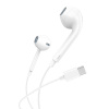 Foneng kõrvaklapid In-ear , juhtmega Foneng T15, USB-C, 1.2m (valge)