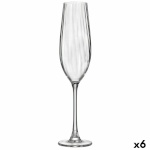 Bohemia Crystal Šampanja klaas Optic läbipaistev Klaas 260ml (6tk)