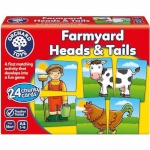 Orchard arendav mäng kolm-ühes Farmyard Heads & Tails FR